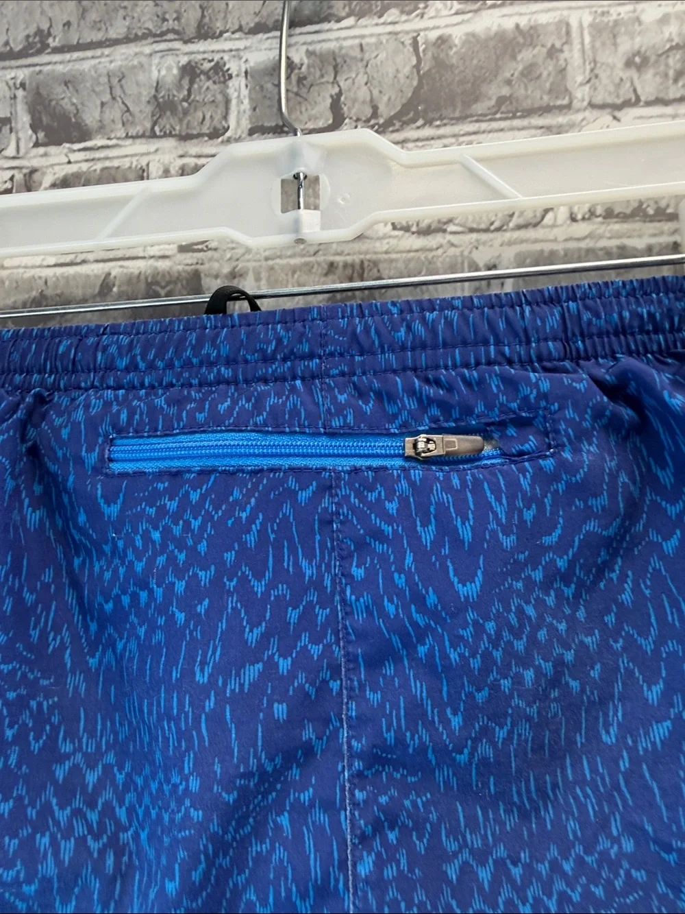Nike running‎ Women's Blue Patterned Dri-FIT Athletic Shorts